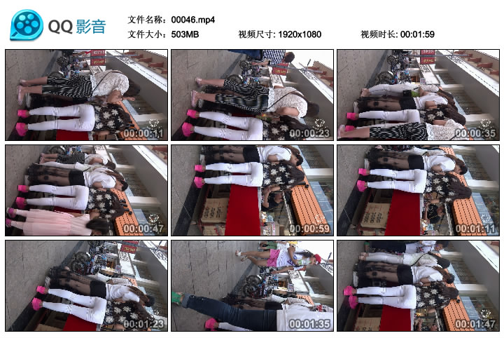 精选街拍视频 No.151 Paul大师作品 紧身白裤包臀润臀MM / MP4-1.14GB / 街拍视频-艺库