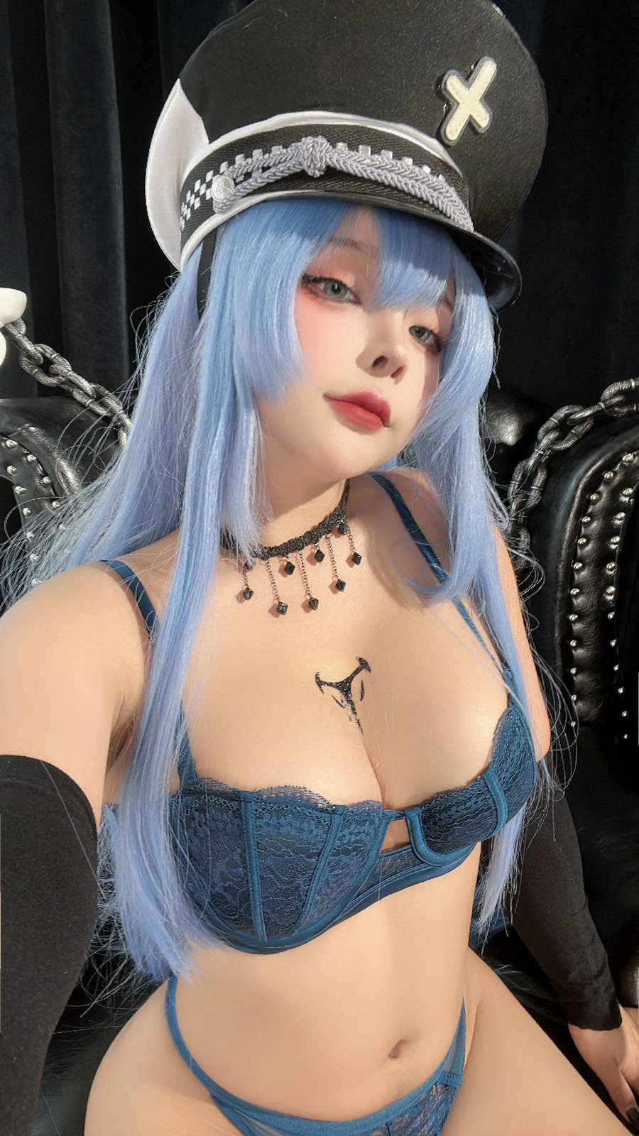 Sayo Momo - Esdeath / 90P2V-582MB / cos萌妹-艺库