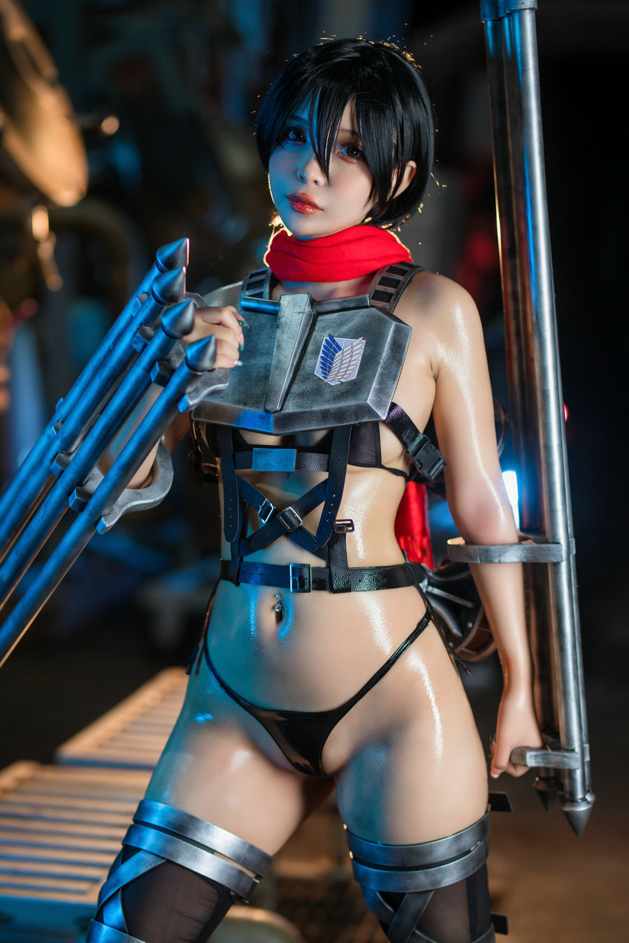 Umeko Jcosplay Mikasa Final Season Attack on Titan [155P20V-1.95GB]-艺库