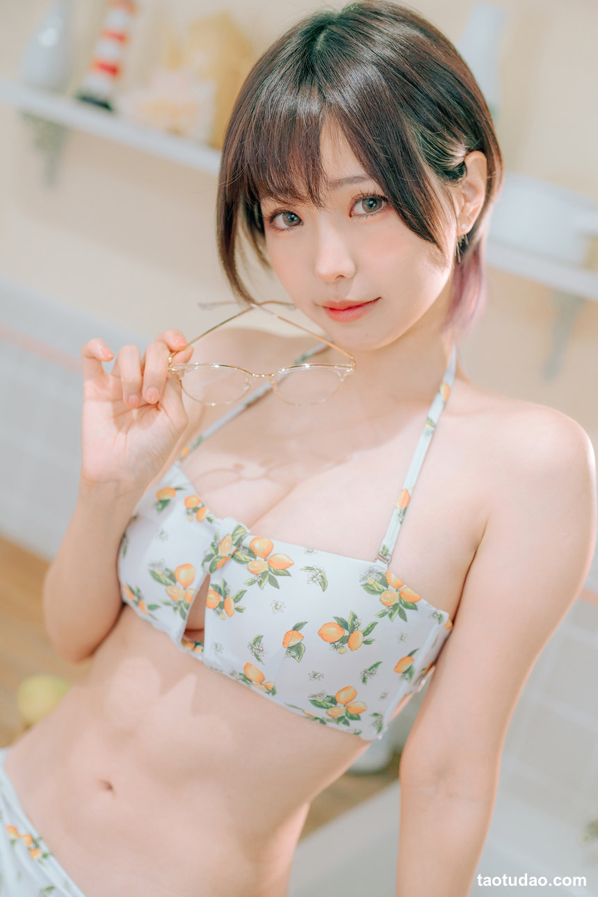 ElyEE子 - NO.121 2023.august C-檸檬泳裝 Lemon Swimsuit [31P-113MB]-艺库