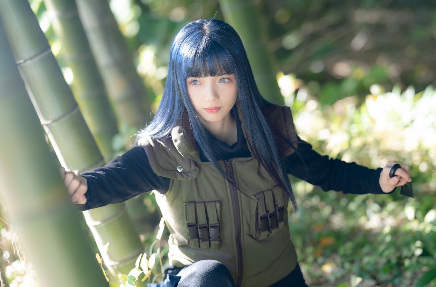 治愈系Coser茶叶小果，汉服cosplay天女下凡-艺库