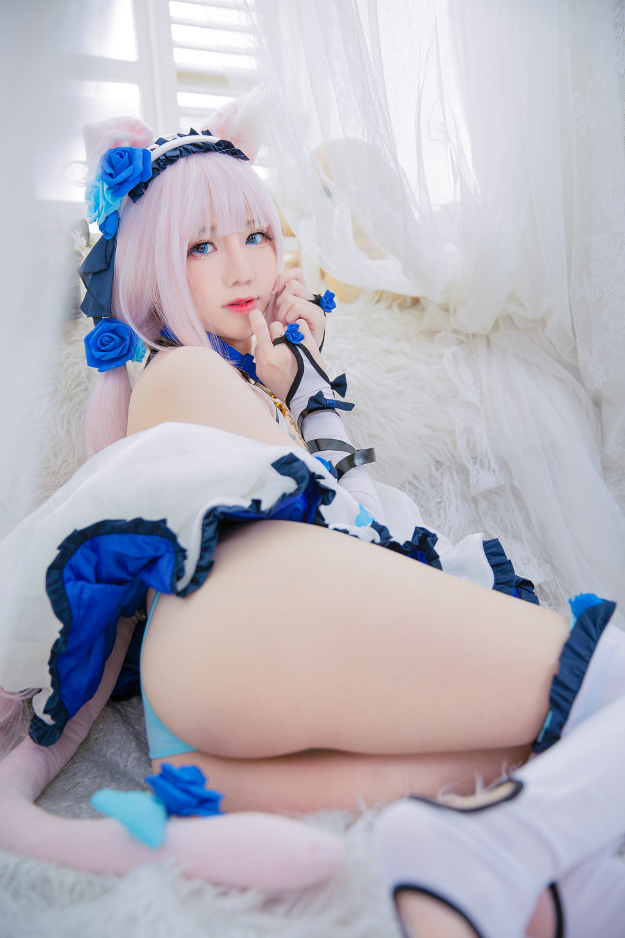 Sally Dorasnow - Nekopara Vanilla Lingerie / 40P-134MB / cos萌妹-艺库