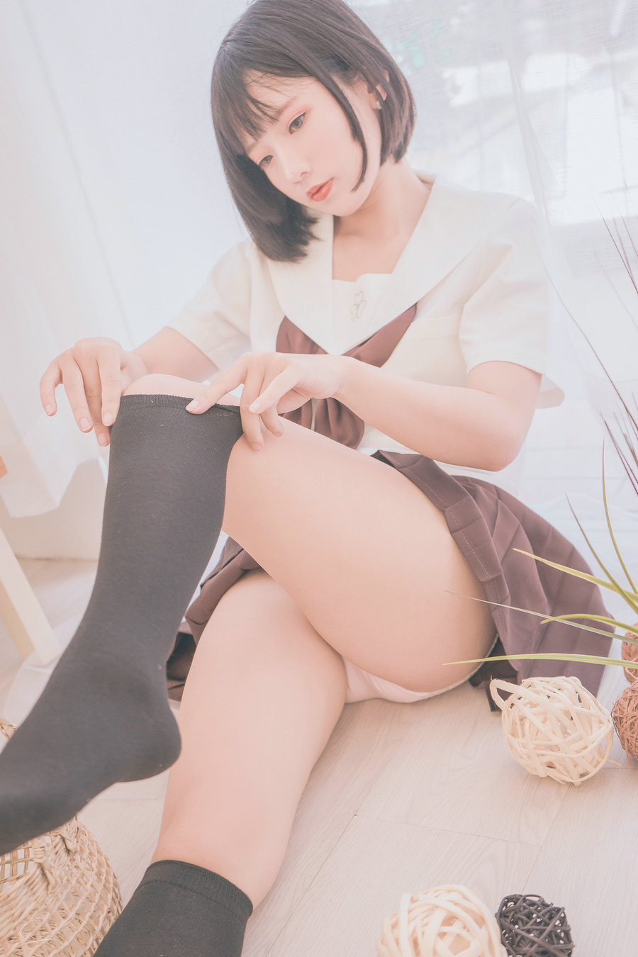 / Messie Huang /写真 - Birthday Seifuku / 20P-62MB / cos萌妹-艺库