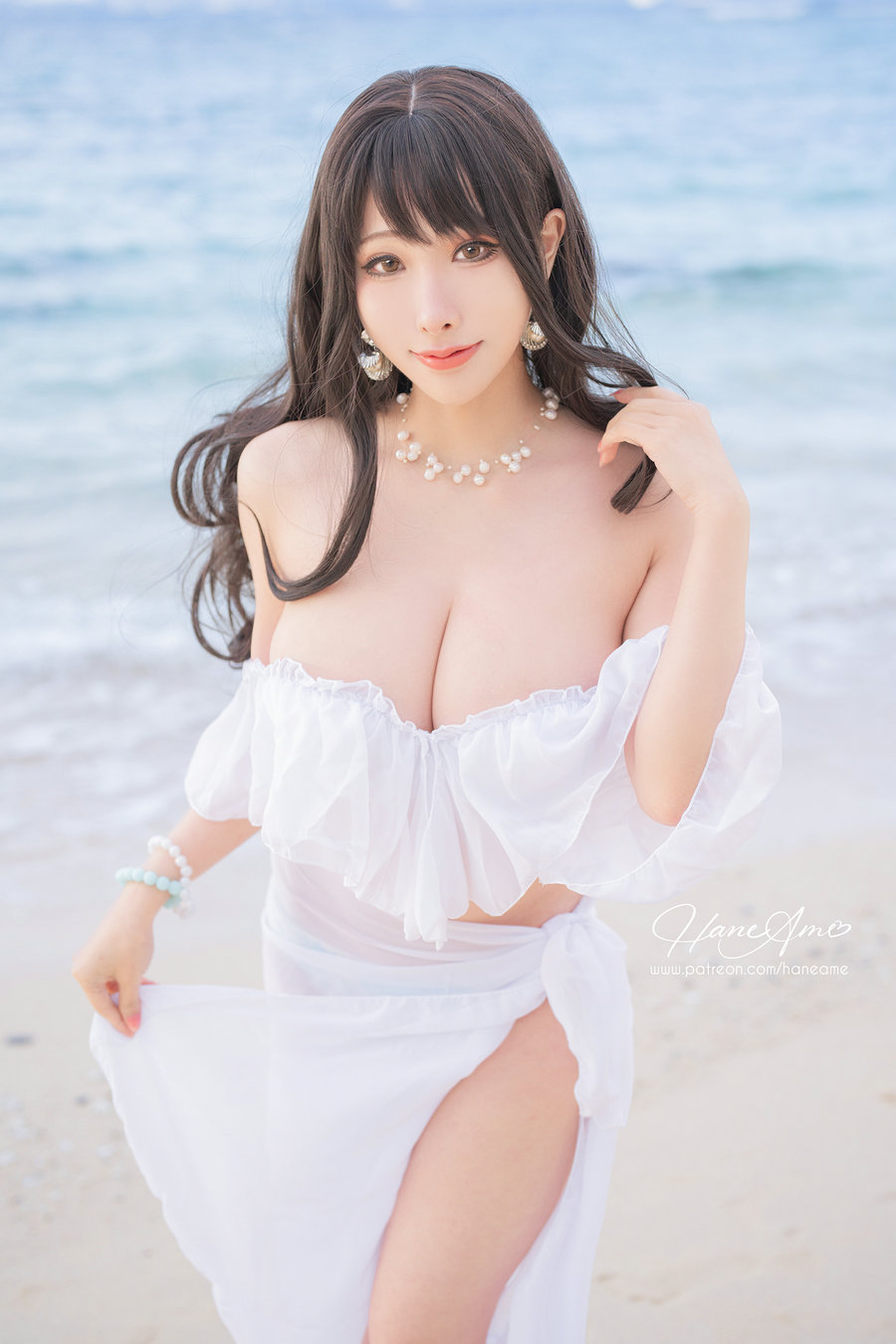 Hane Ame 雨波写真 - Original White sand love in Okinawa 白沙之戀 / 40P6V-705MB / cos萌妹-艺库